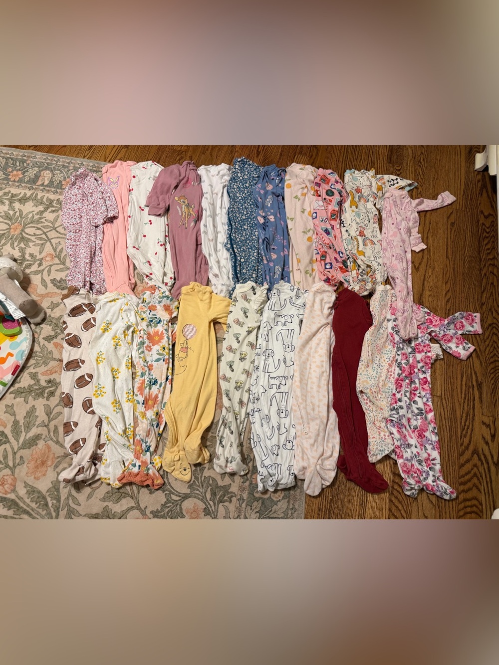 Baby girl sleepers